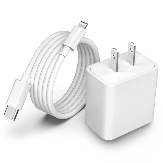 EletroPower - 40W Dual Wall Charger with Cable - White